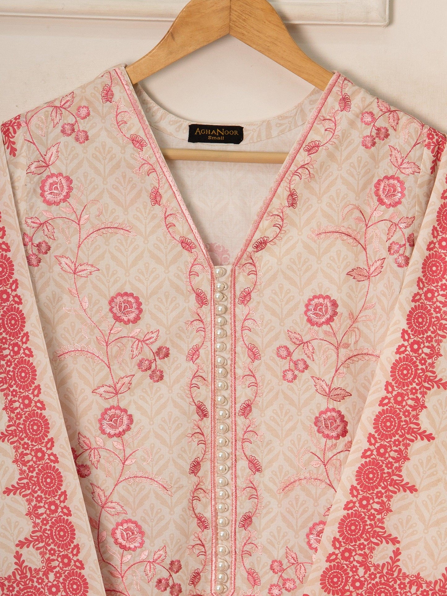 Agha Noor 3 Piece - Printed Lawn Shalwar Kameez