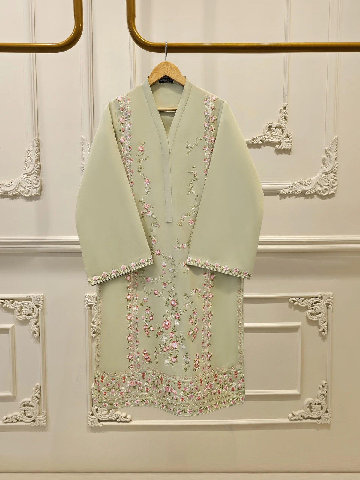 Aghanoor 2 piece - Pure Embroidered Lawn Suit