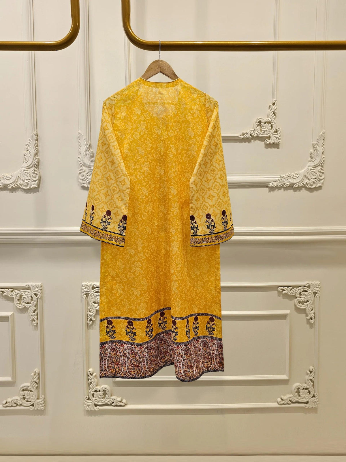 Agha Noor Printed Embroidered Lawn Suit - 2 Piece