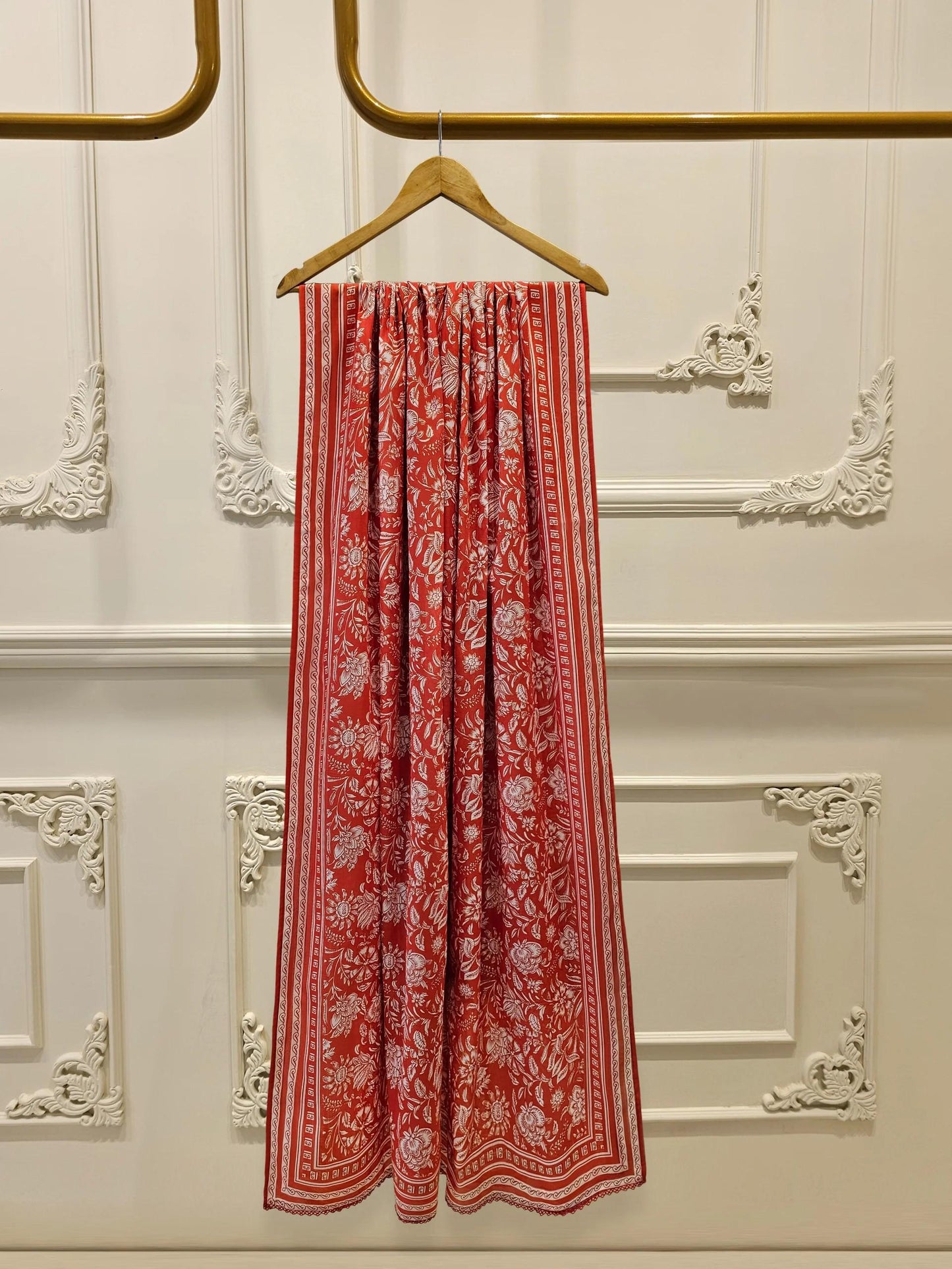 Aghanoor 2 piece - Angrakha  Printed  Lawn Suit - India Pakistan Bangladesh Kameez Dupatta