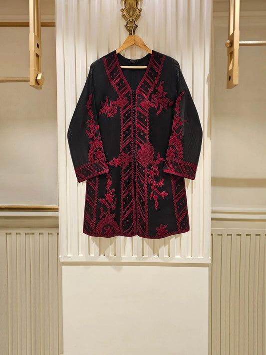 Agha Noor 2 Piece Embroidered Cotton Net Shalwar Kameez