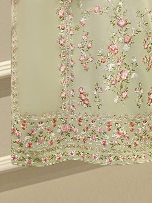 Aghanoor 2 piece - Pure Embroidered Lawn Suit