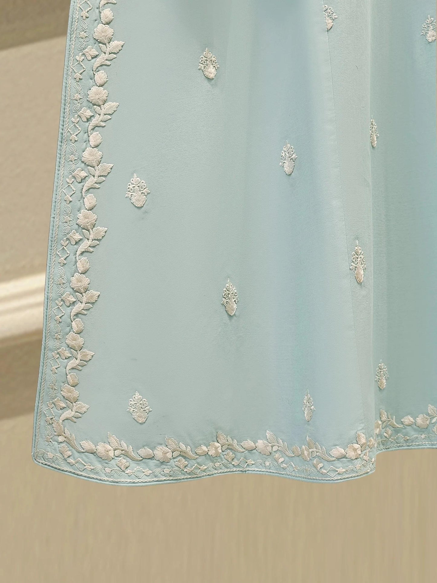 Aghanoor 2 piece - Embroidered Lawn Suit - Ferozi