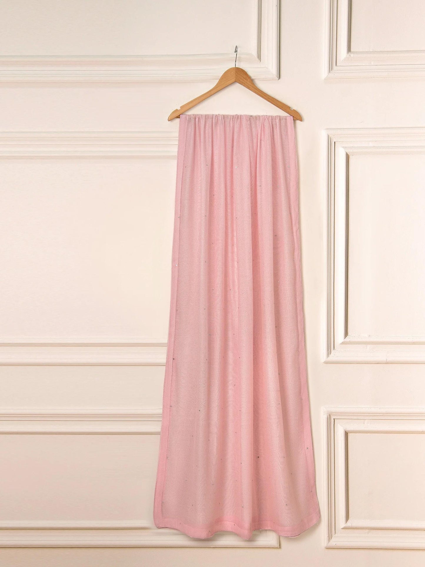 Aghanoor 3 Piece Pure Cotton Net Embroidered Suit Size (Medium, Large ) - Tea Pink