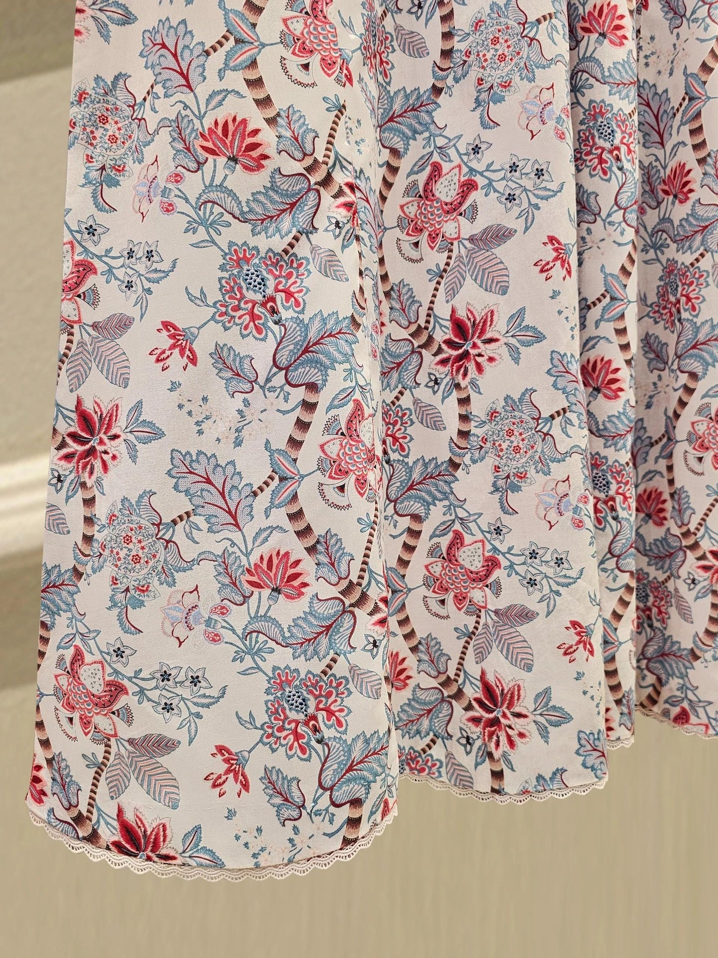 Aghanoor 2 piece - Digital Printed Embroidered Summer Lawn Suit - (Size- Large, Medium) - Maroon Printed