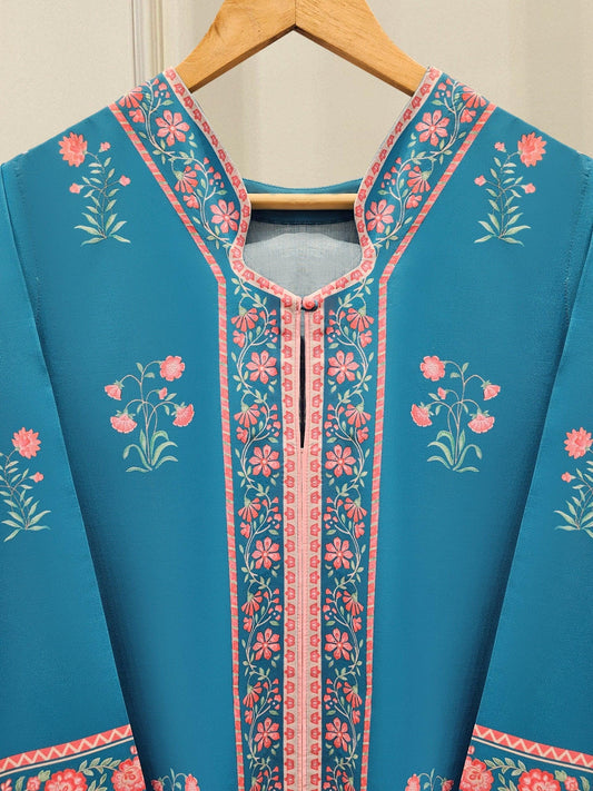 Aghanoor 2 piece - Printed Lawn Suit- (Size-M, L) India Pakistan Bangladesh Kameez and Pants