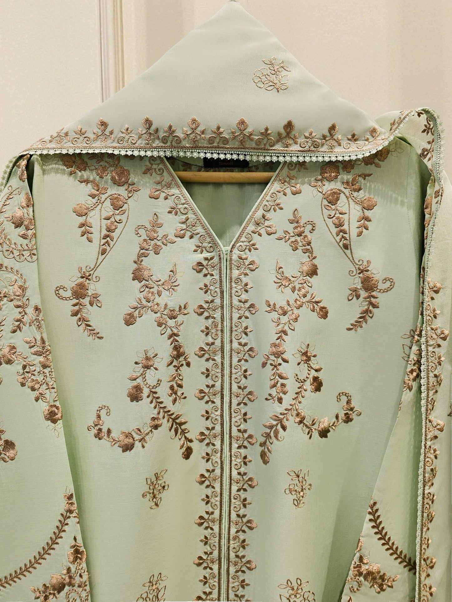 Agha Noor 3 piece - Embroidered Lawn Suit -  Kameez and Pants