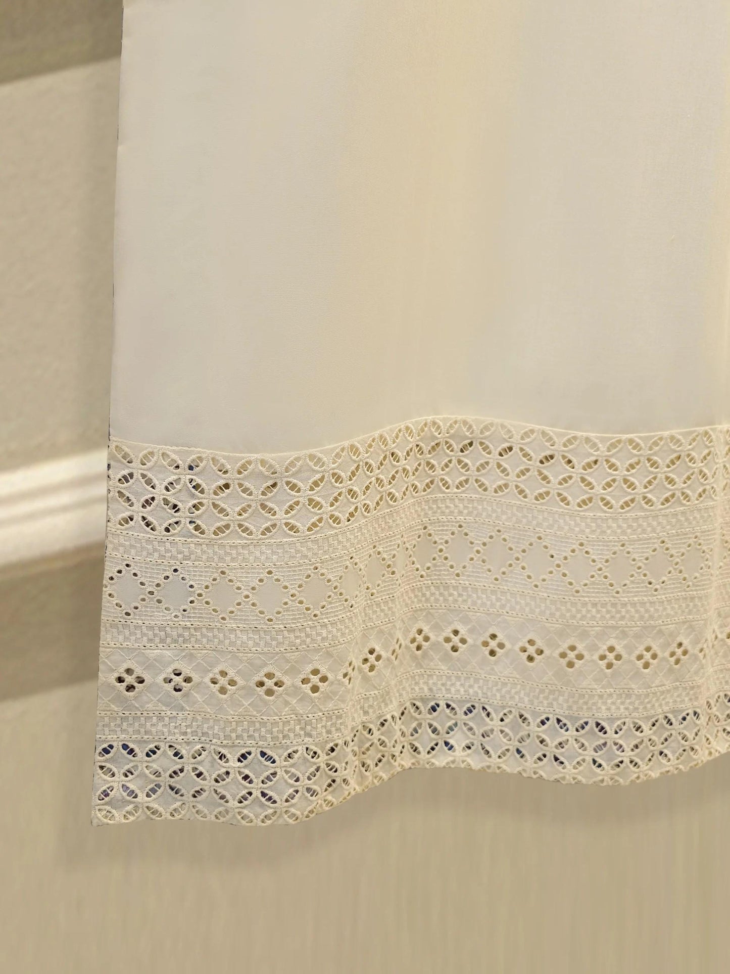 Agha Noor 2 piece Embroidered Lawn Suit - Off White