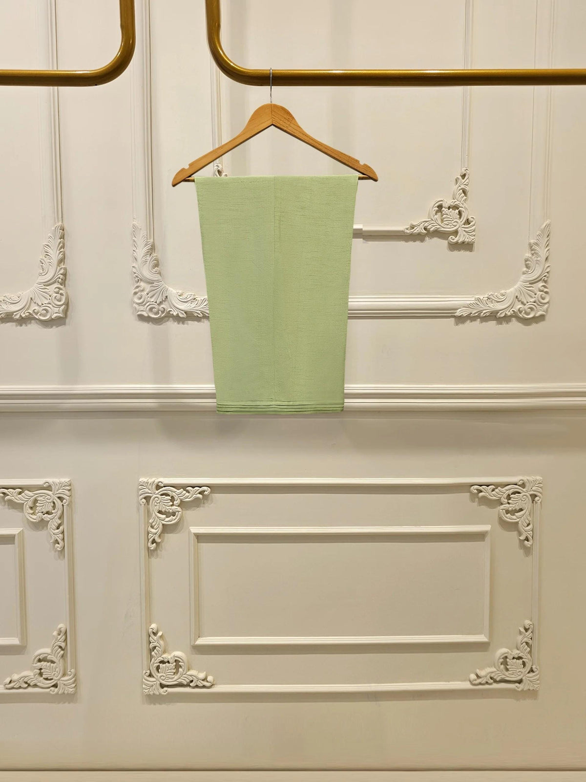 Aghanoor 3 Piece Pure Embroidered Cotton Net Suit - Green