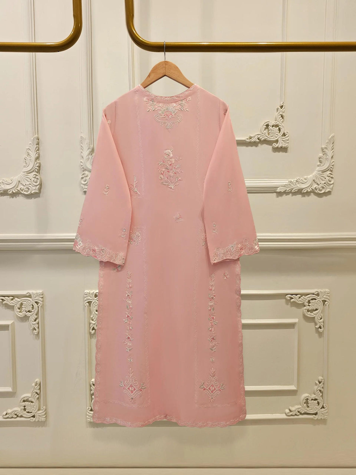 Aghanoor 2 piece - Embroidered Lawn Suit - Shirt and Dupatta