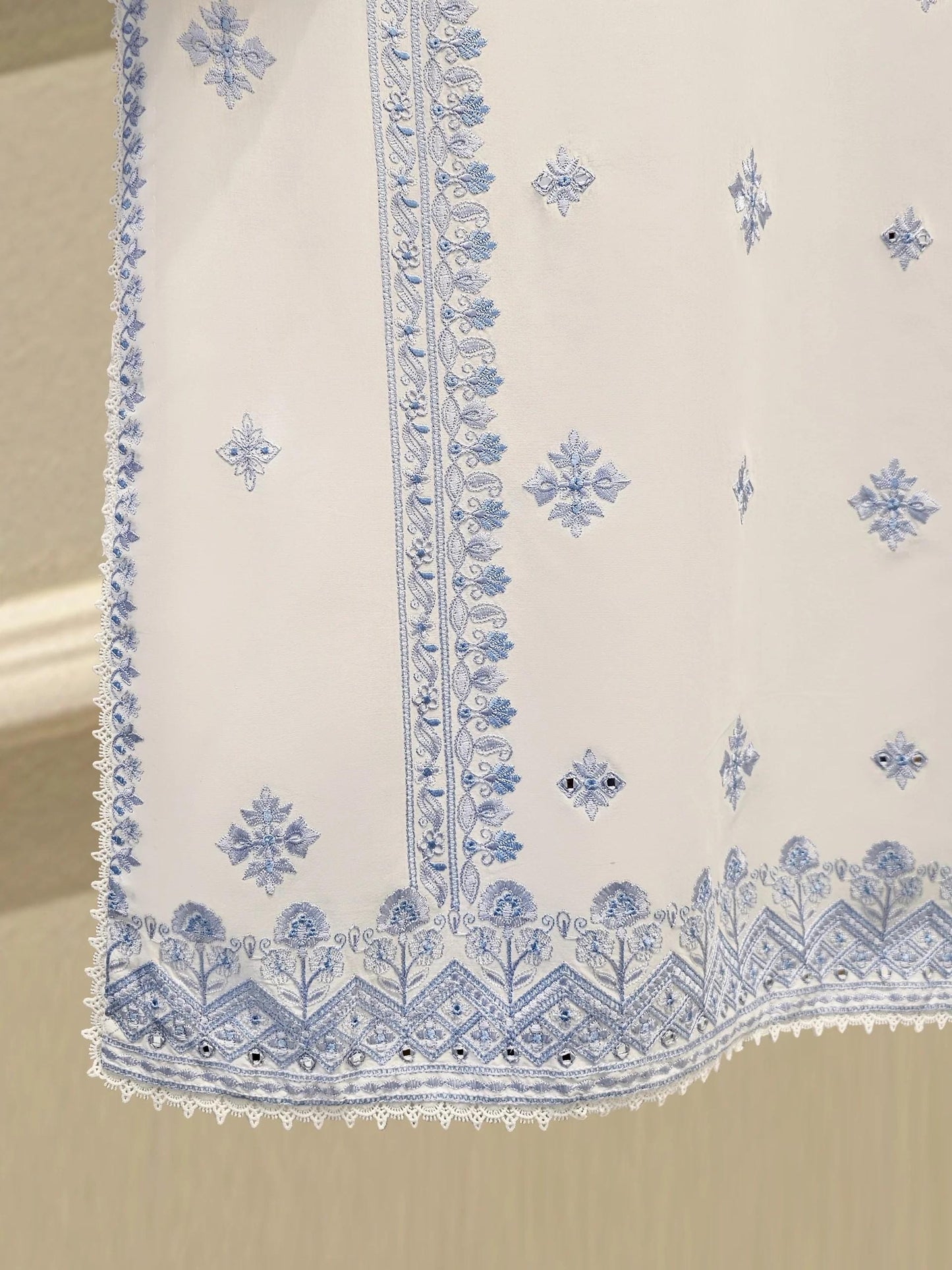 Aghanoor 2 Piece Embroidered Lawn Suit