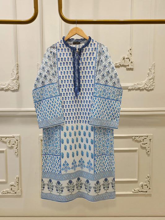 Agha Noor - Printed Summer Lawn Shirt