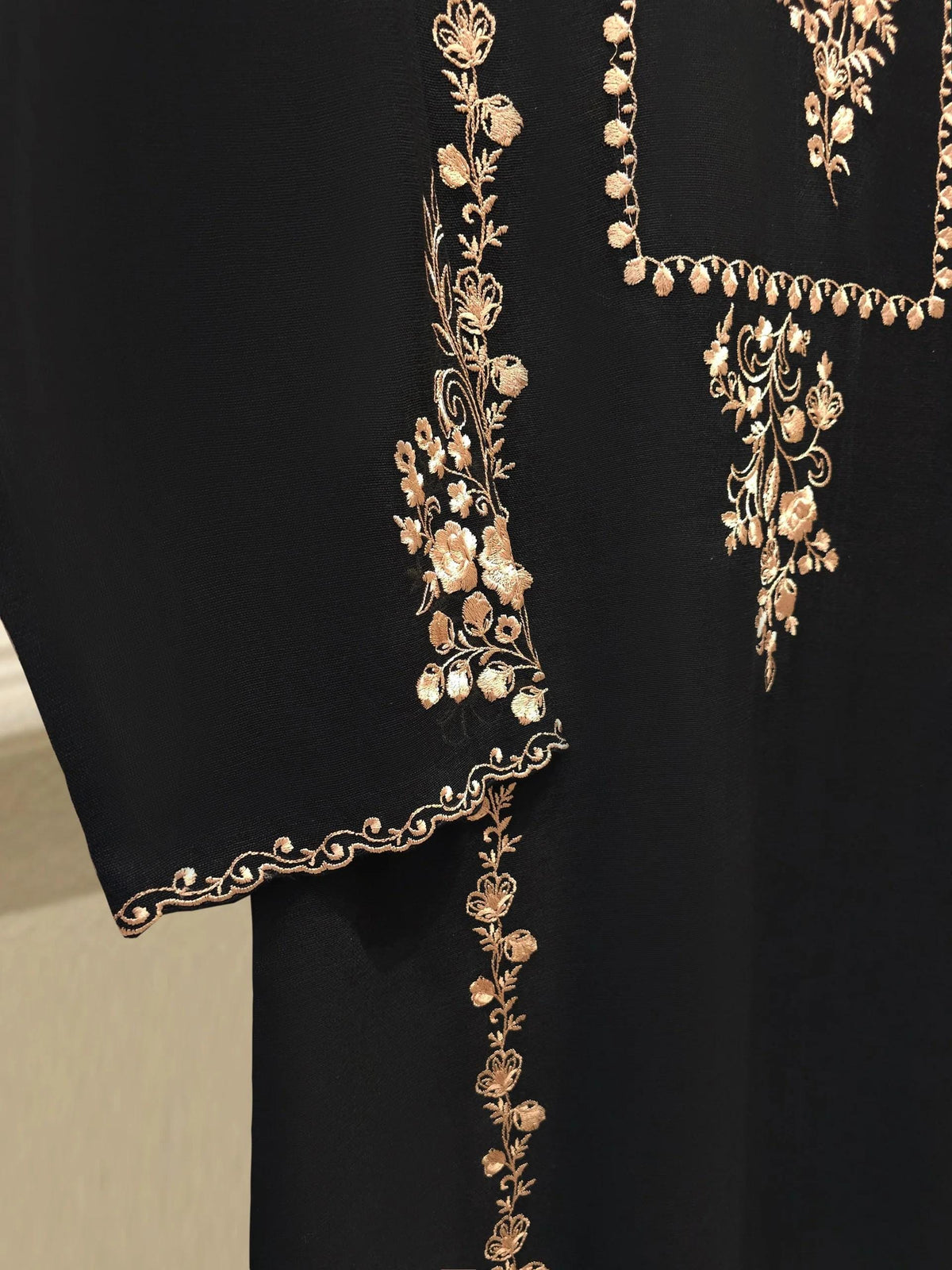 Aghanoor 2 Piece Cotton Net Embroidered Suit Size - Black