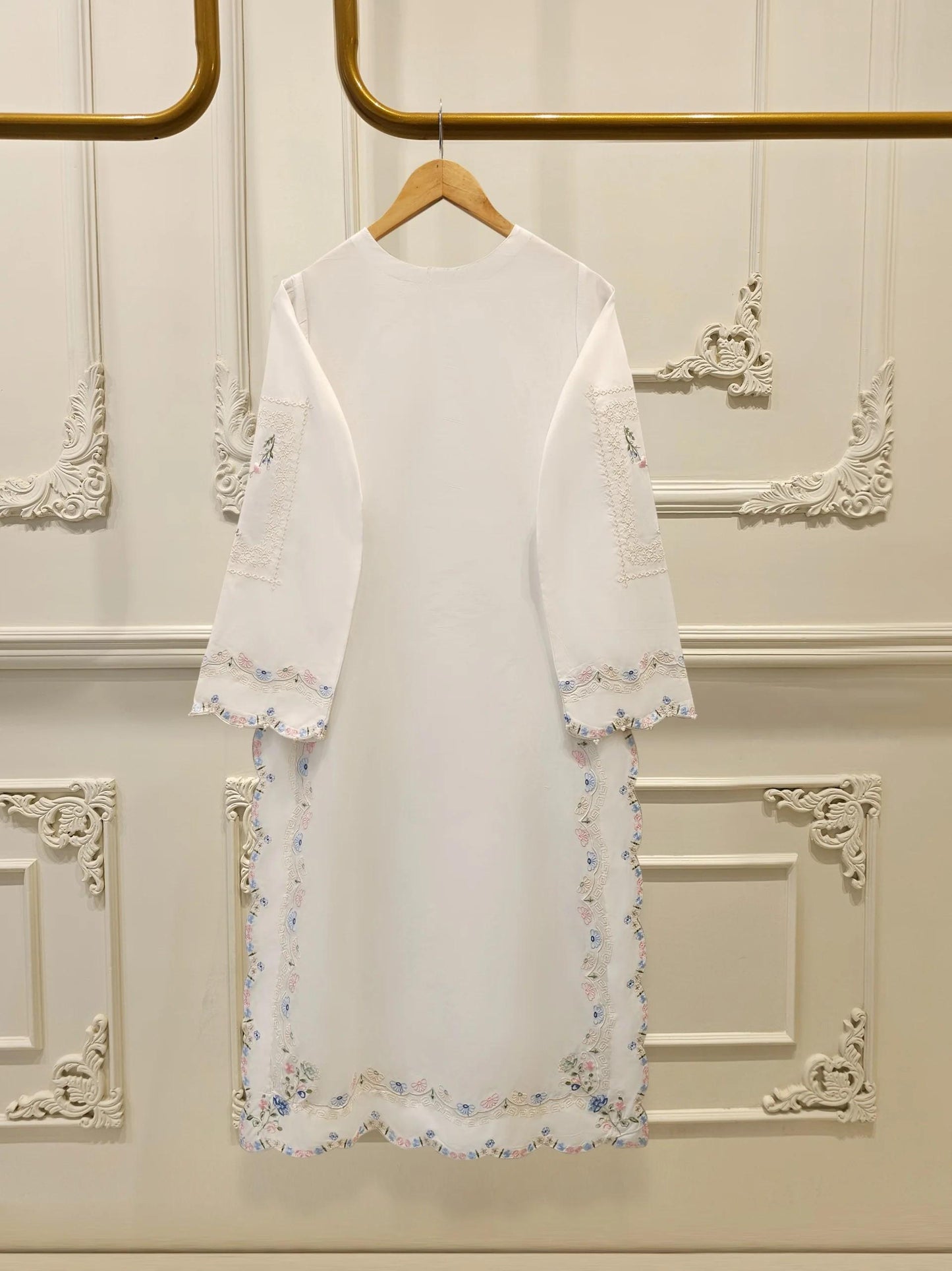 Aghanoor 2 Piece Embroidered Lawn Suit - Shirt and Dupatta