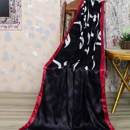 DP2 - Multicolor Swiss Lawn Dupatta - Urdu Calligraphy