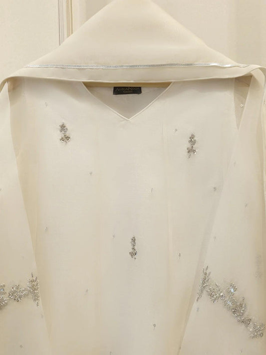 Embroidered Organza Shalwar Kameez Suit: Aghanoor Pakistani Dress