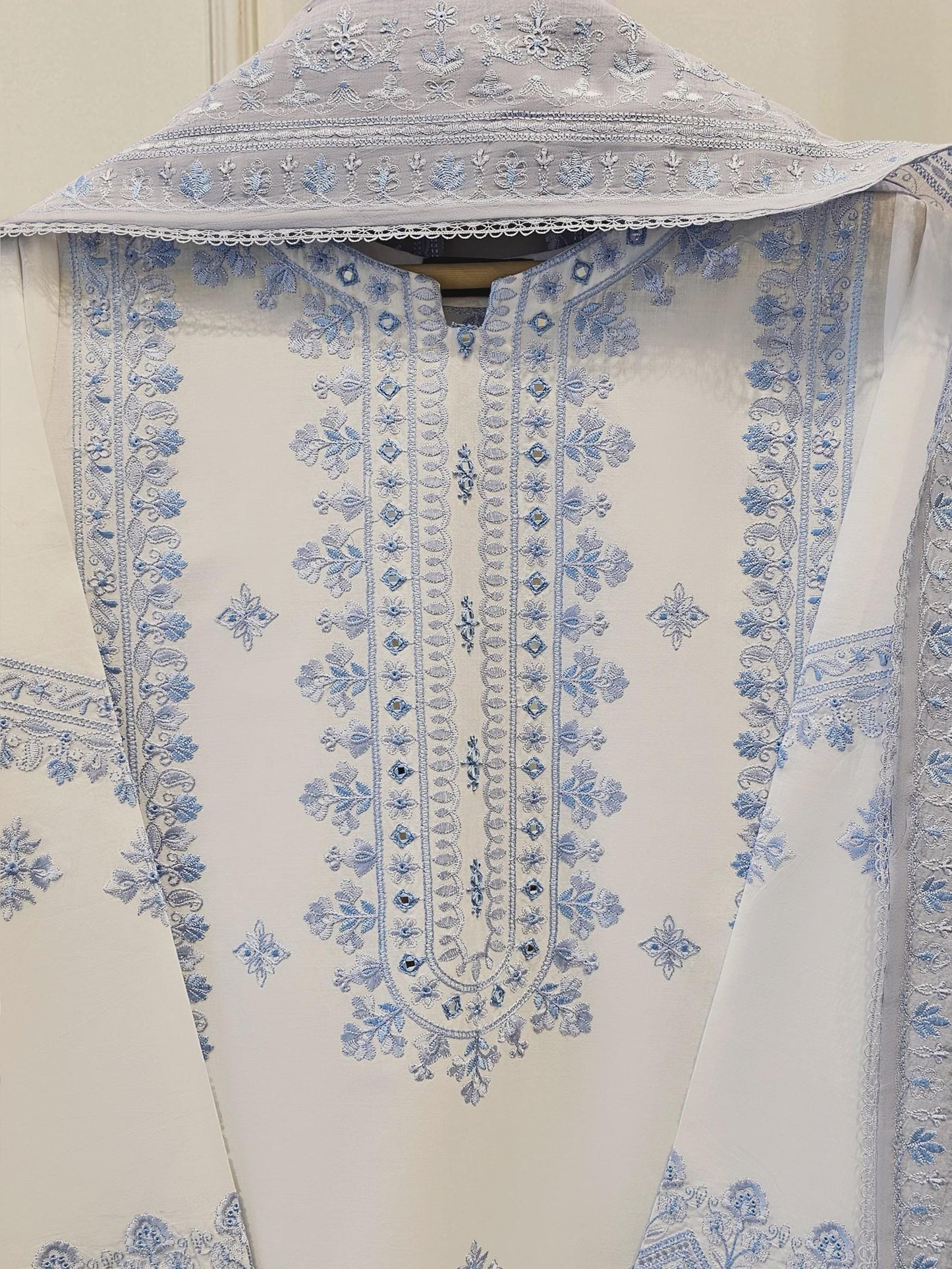 Aghanoor 2 Piece Embroidered Lawn Suit
