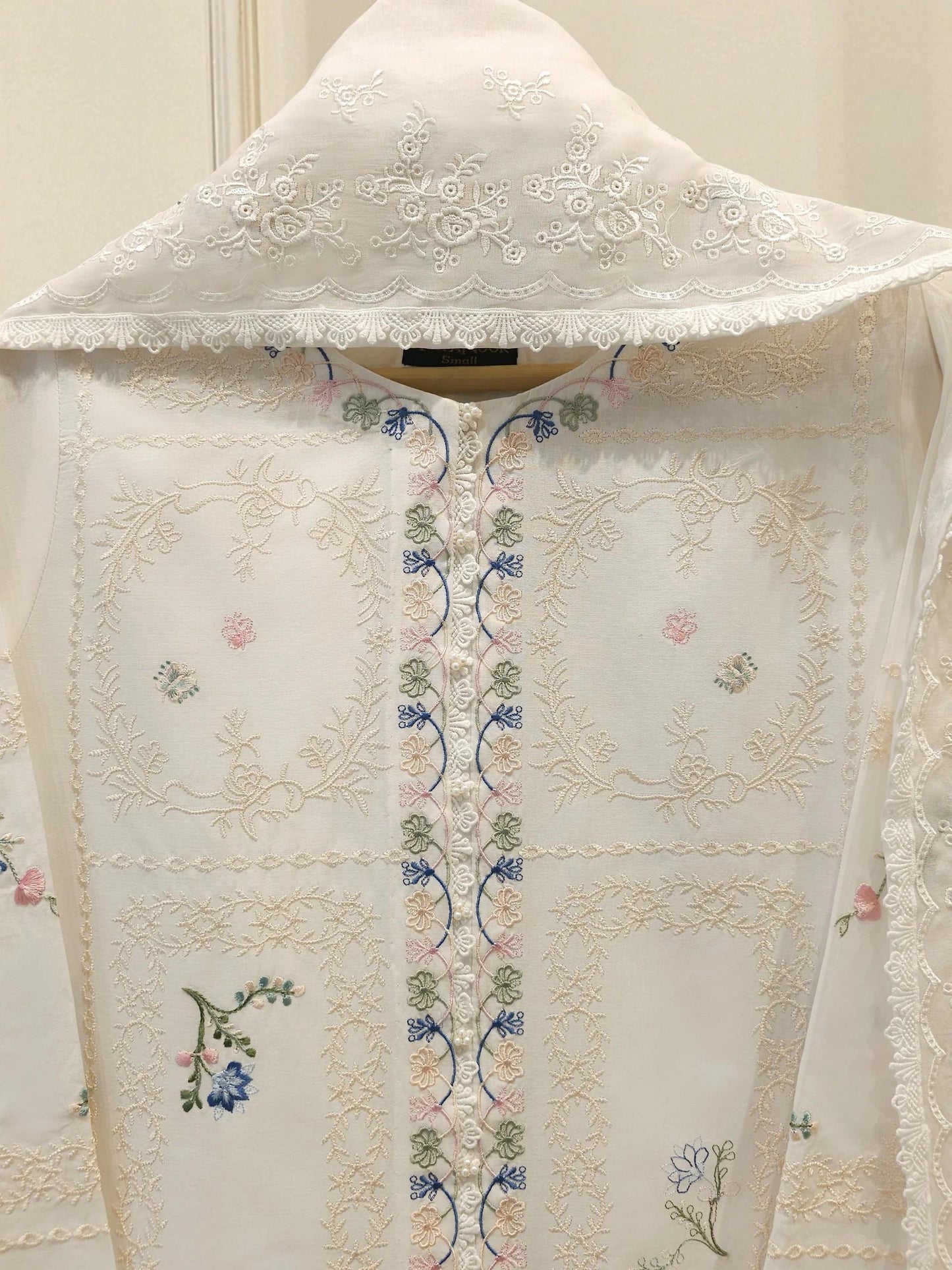 Aghanoor 2 Piece Embroidered Lawn Suit - Shirt and Dupatta