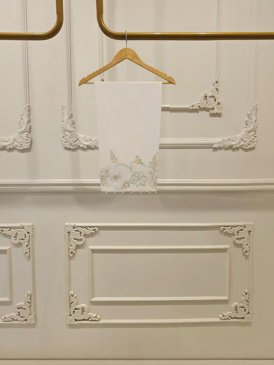 Aghanoor - Embroidered Lawn Pants with pearls