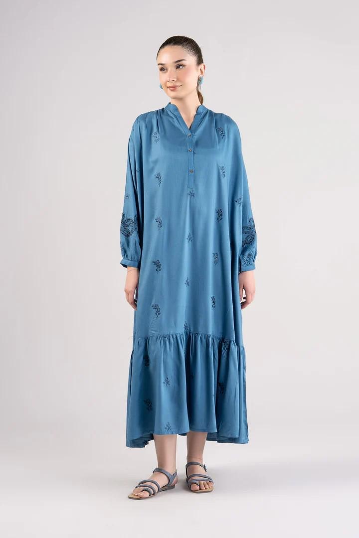 Maria.B  - Embroidered Ripstop Dress