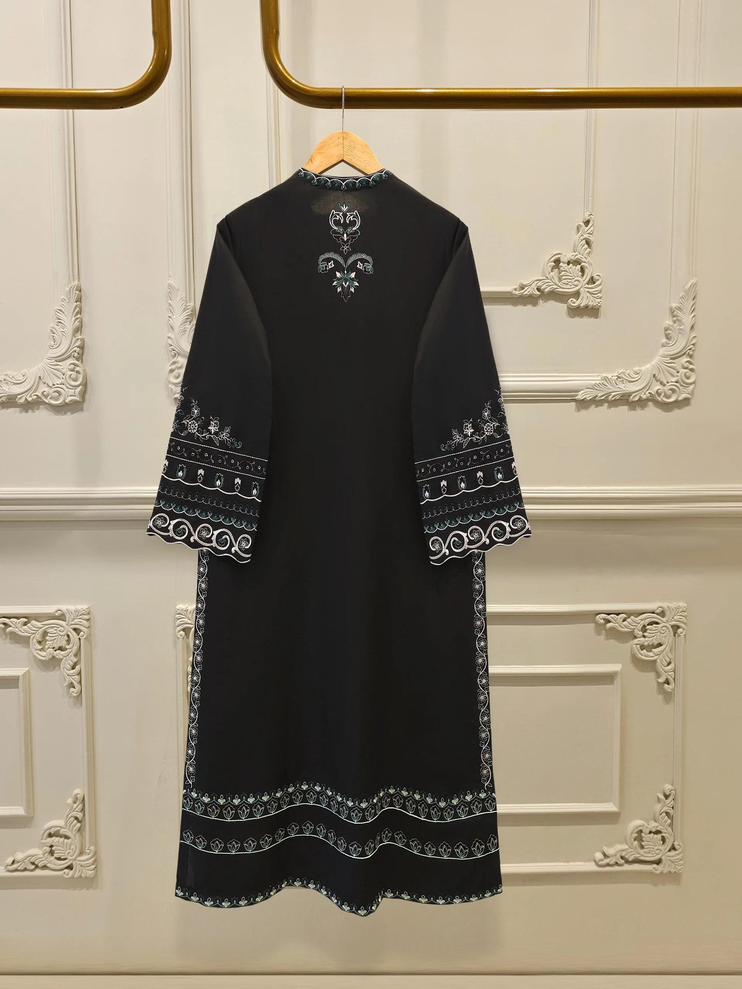 Agha noor 3 Piece Embroidered Lawn Suit Size (Medium, Large, XL) - Kora Cotton Dupatta