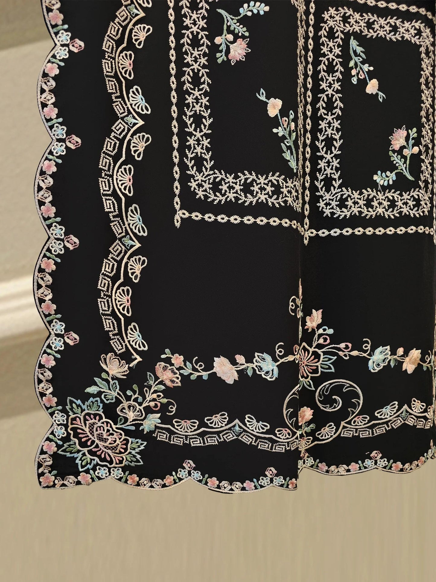 Aghanoor 2 piece - Pure Embroidered Cambric Suit - India Pakistan Bangladesh Kameez Shalwar