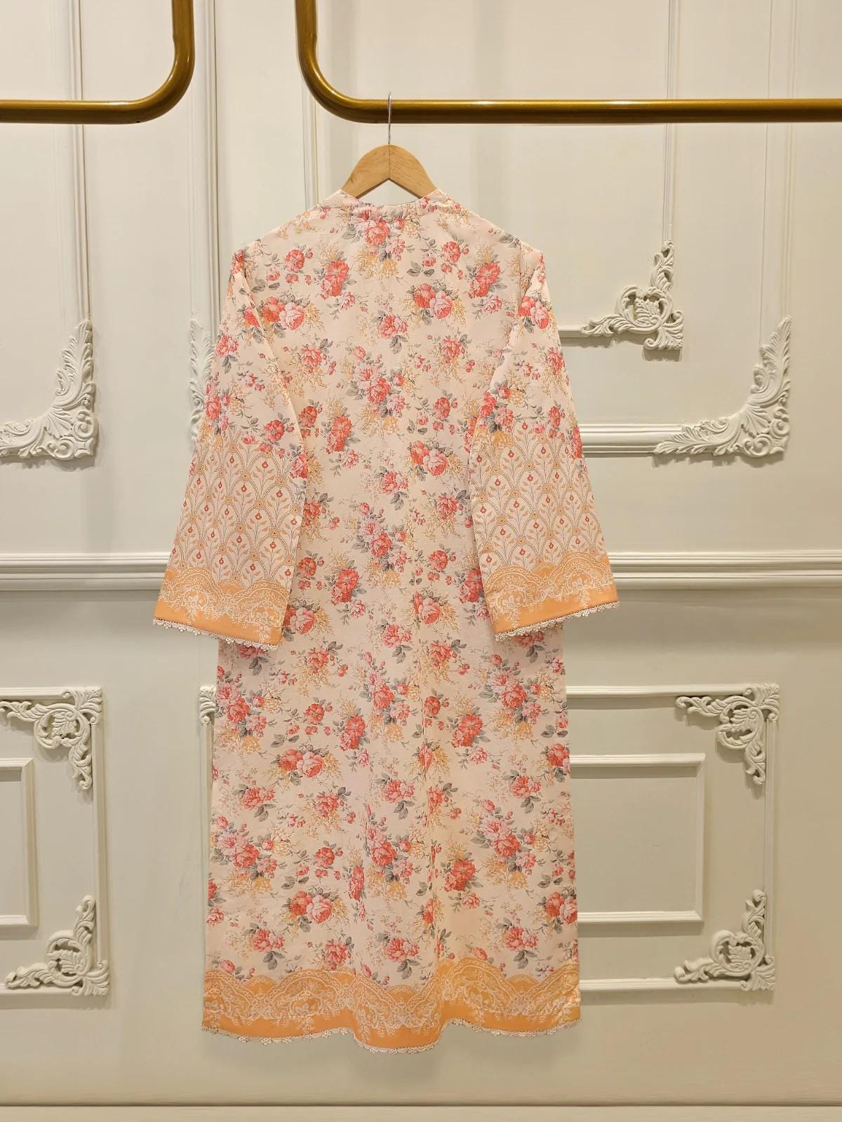 Aghanoor 2 piece - Digital Printed Lawn Suit - Chiffon Dupatta
