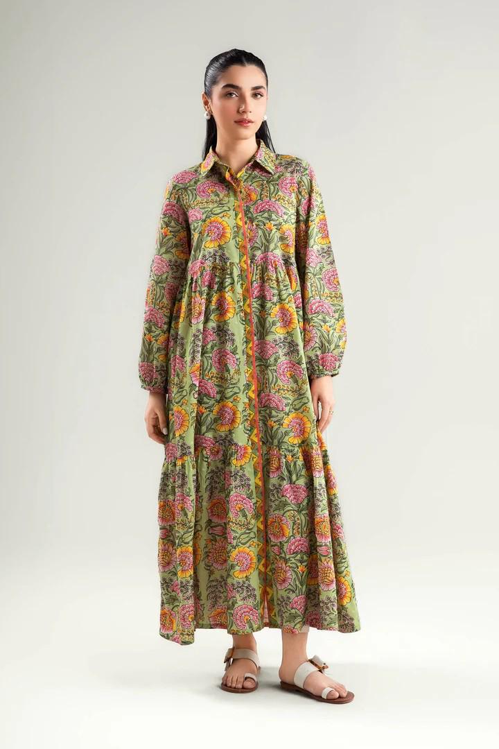 Maria.B  - Printed Brochia (100% Lawn) Dress