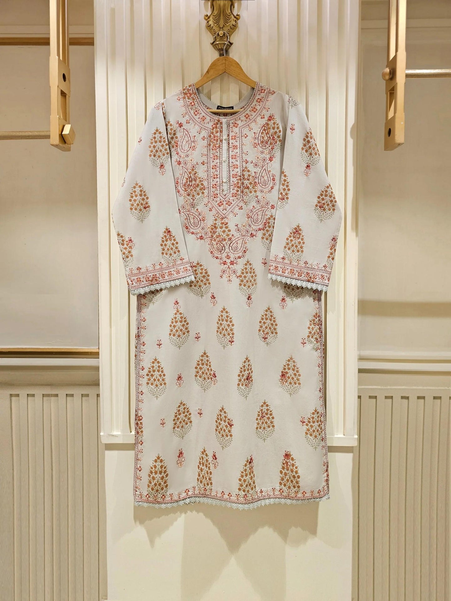 Agha Noor 2 Piece - Printed Lawn Shalwar Kameez Suit