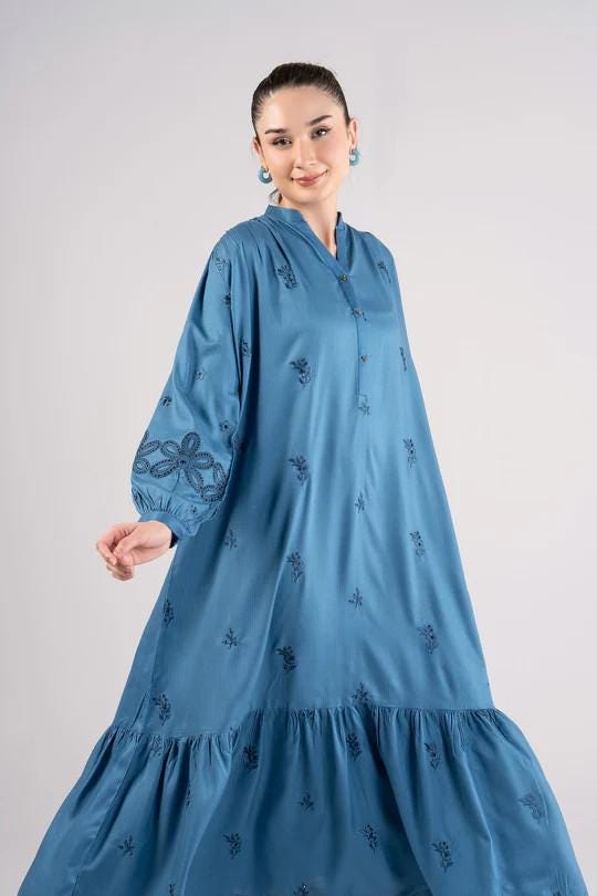 Maria.B  - Embroidered Ripstop Dress