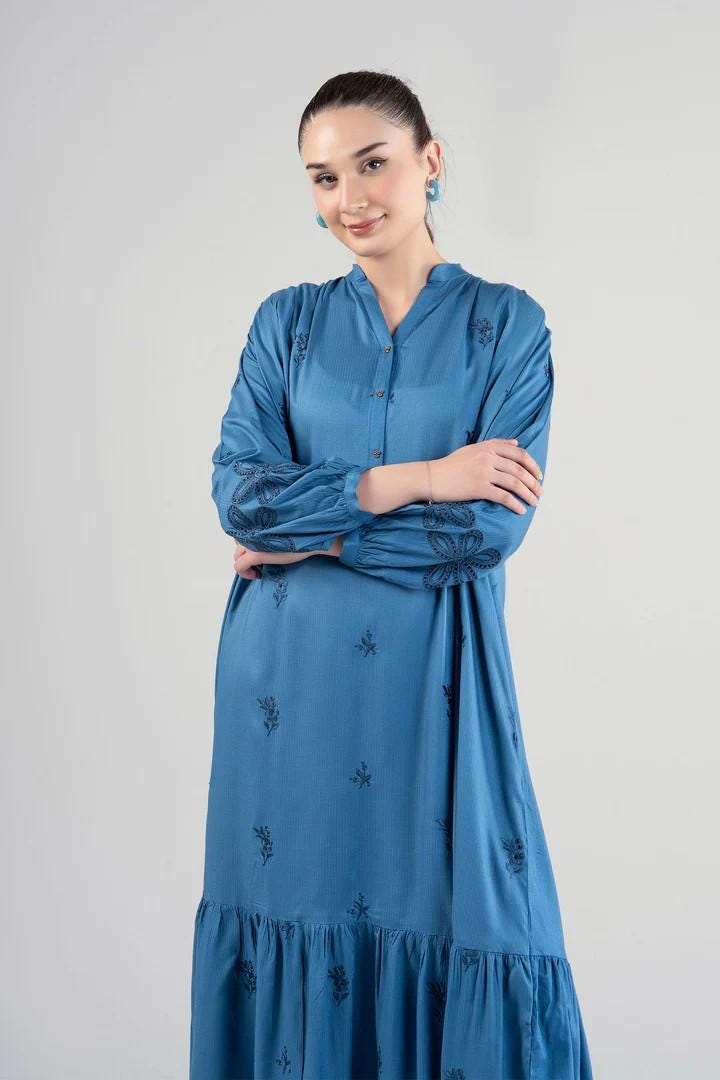 Maria.B  - Embroidered Ripstop Dress