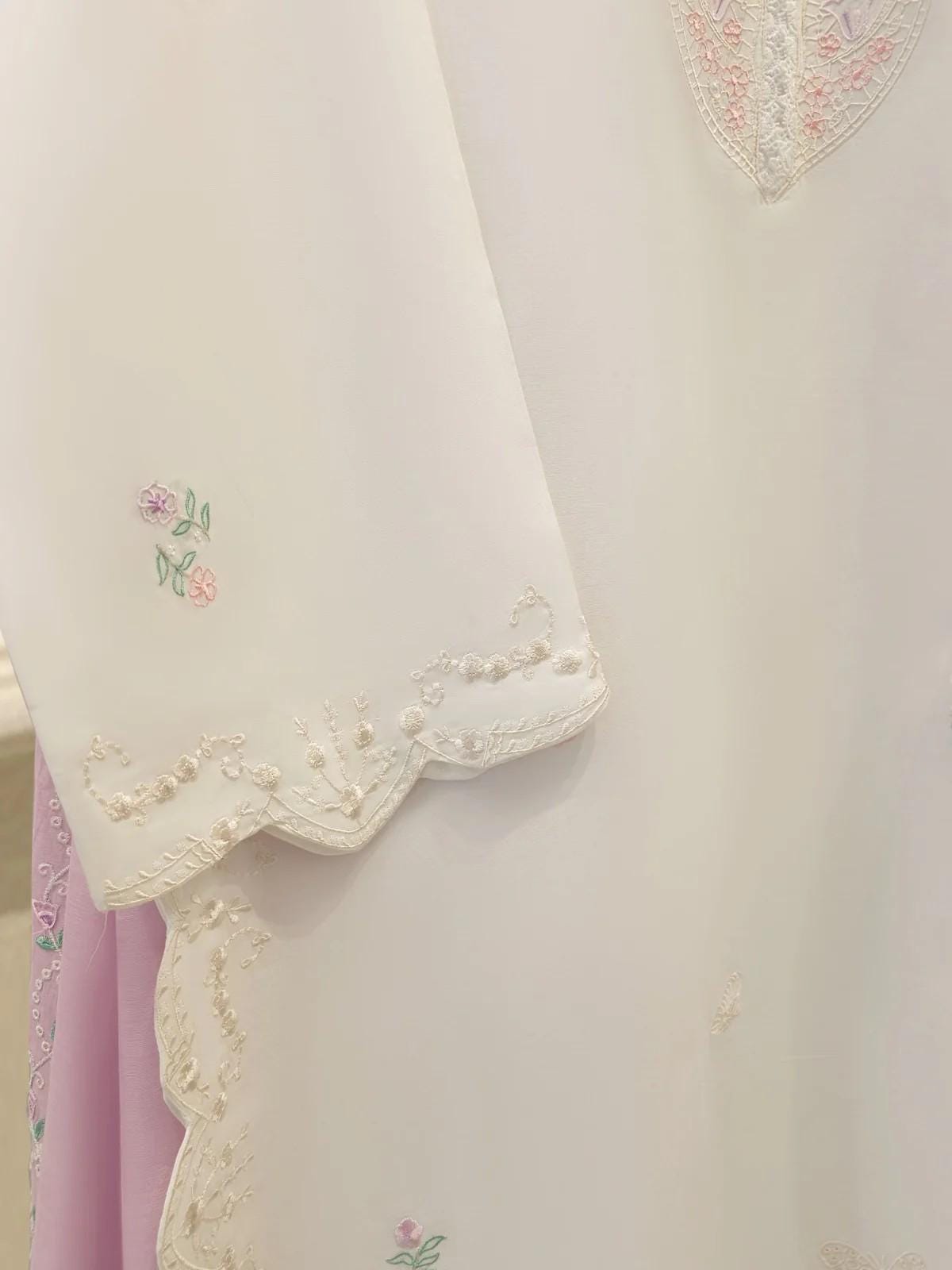 Agha Noor 2 Piece Embroidered Lawn Suit