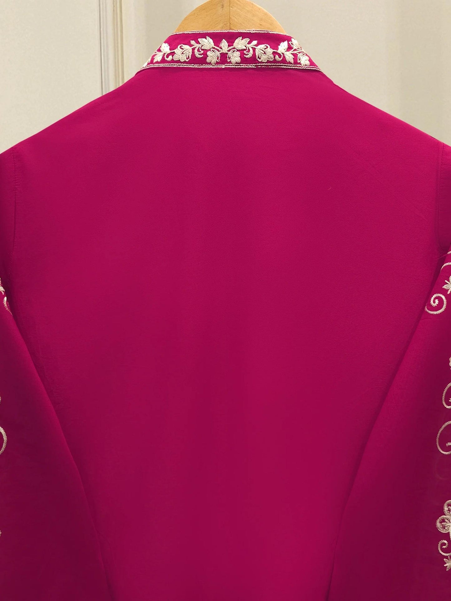 Agha Noor 3 piece - Embroidered Lawn Suit - Hot Pink