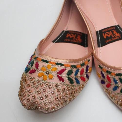 Womens Ethnic Footwear - Pink - US Size 8 - 8.5