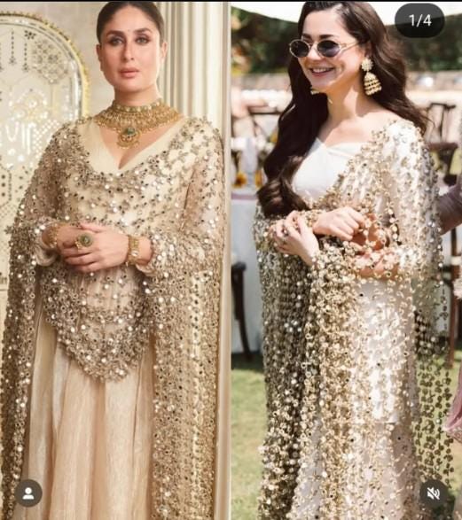 Golden Sheesh Handmade - Gota Patti Coin Dupatta