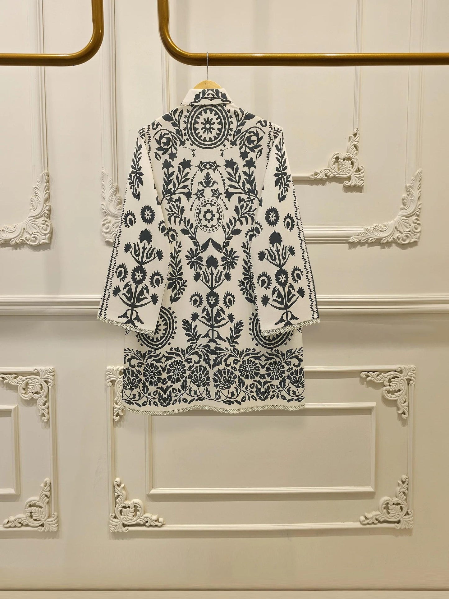 Agha Noor 2 piece - Printed Lawn Suit