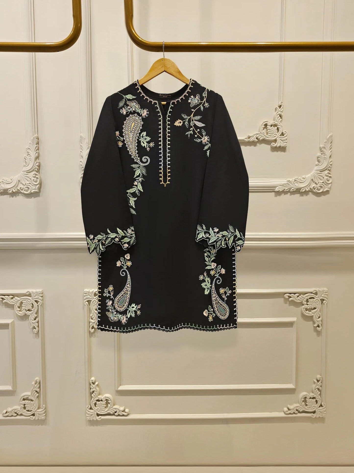 Agha Noor 2 piece - Pure Embroidered Lawn Suit