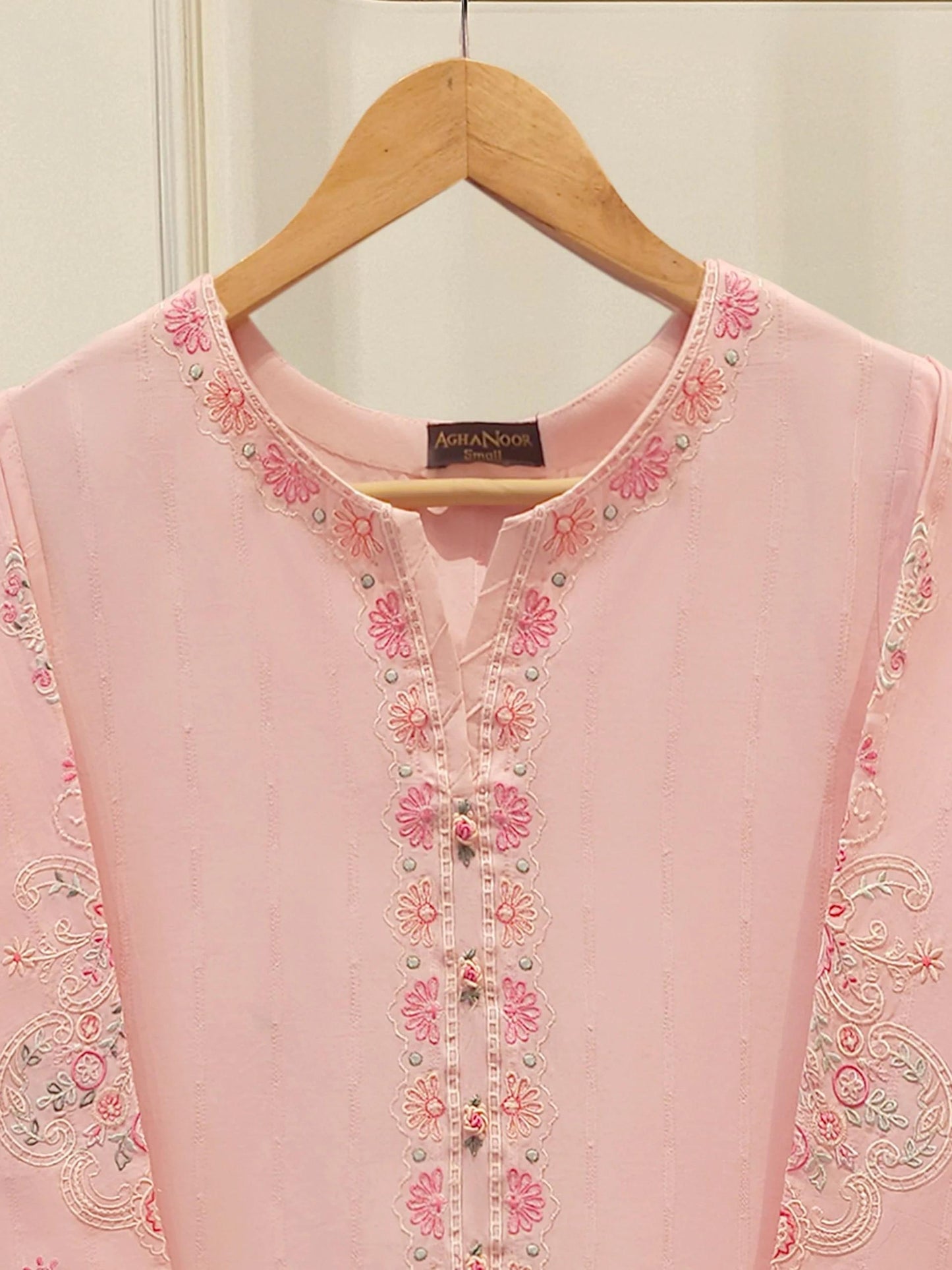 Agha Noor - 2 - Piece Embroidered Jacquard Suit India Pakistan Bangladesh