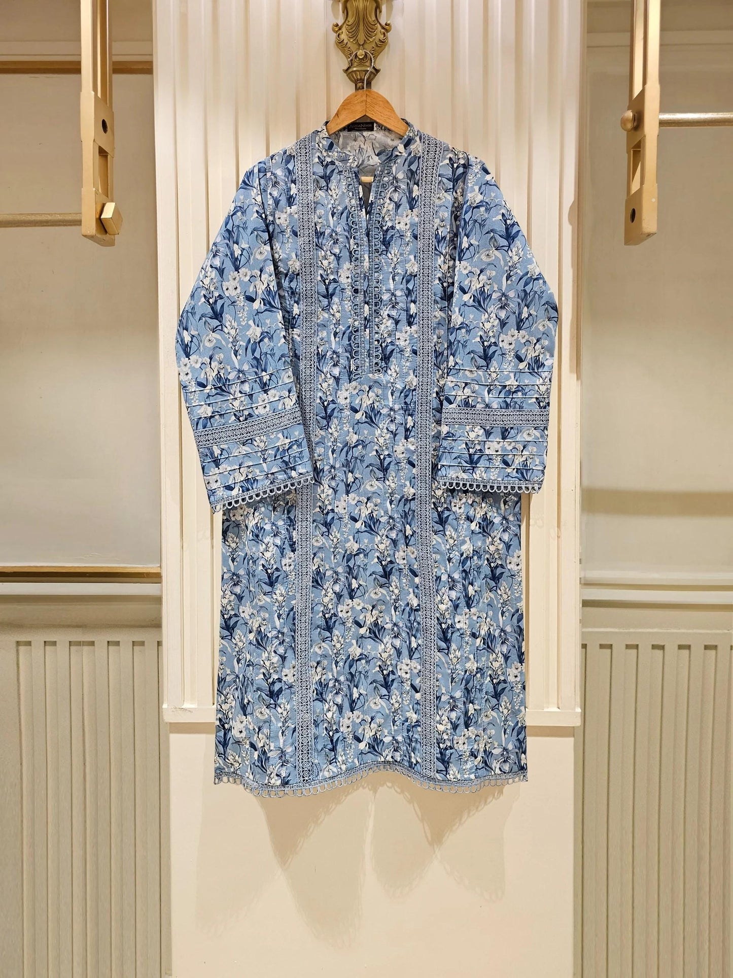 Digital Printed Lawn Suit - Agha Noor