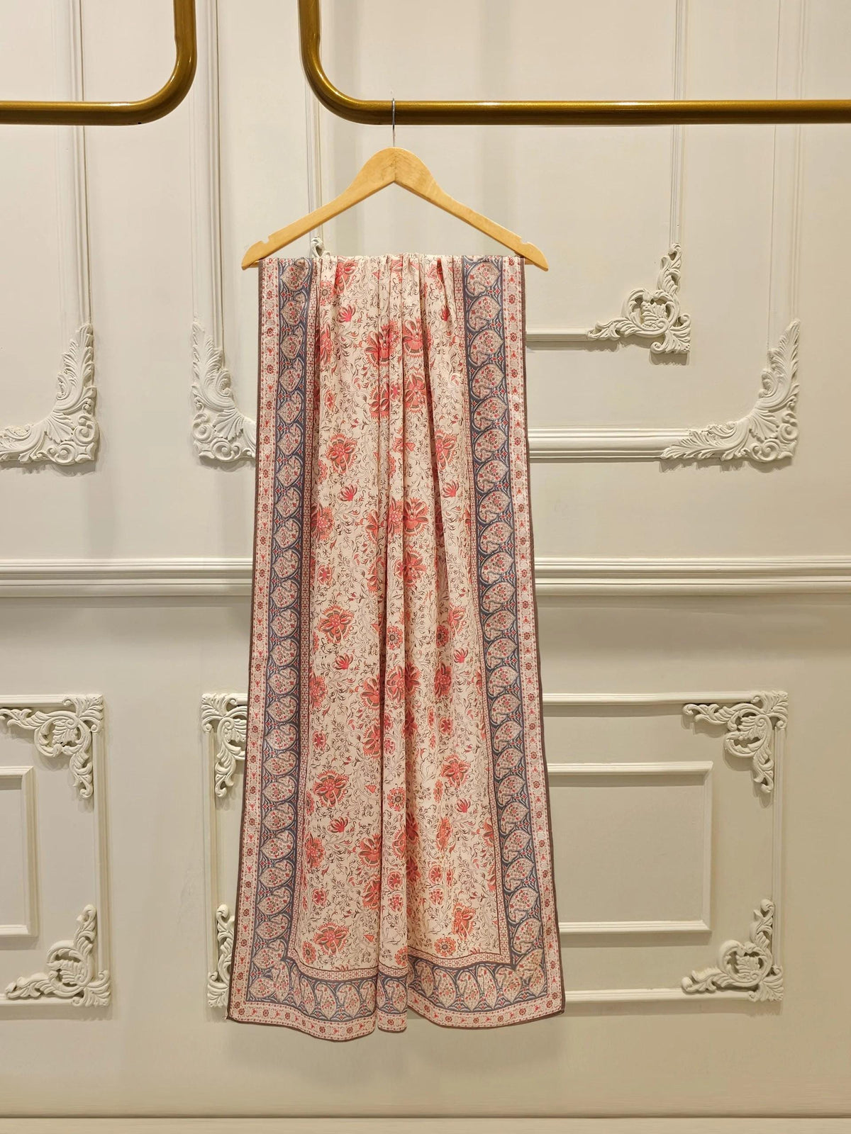 Agha Noor 3 piece - Embroidered Lawn Suit - Hot Pink