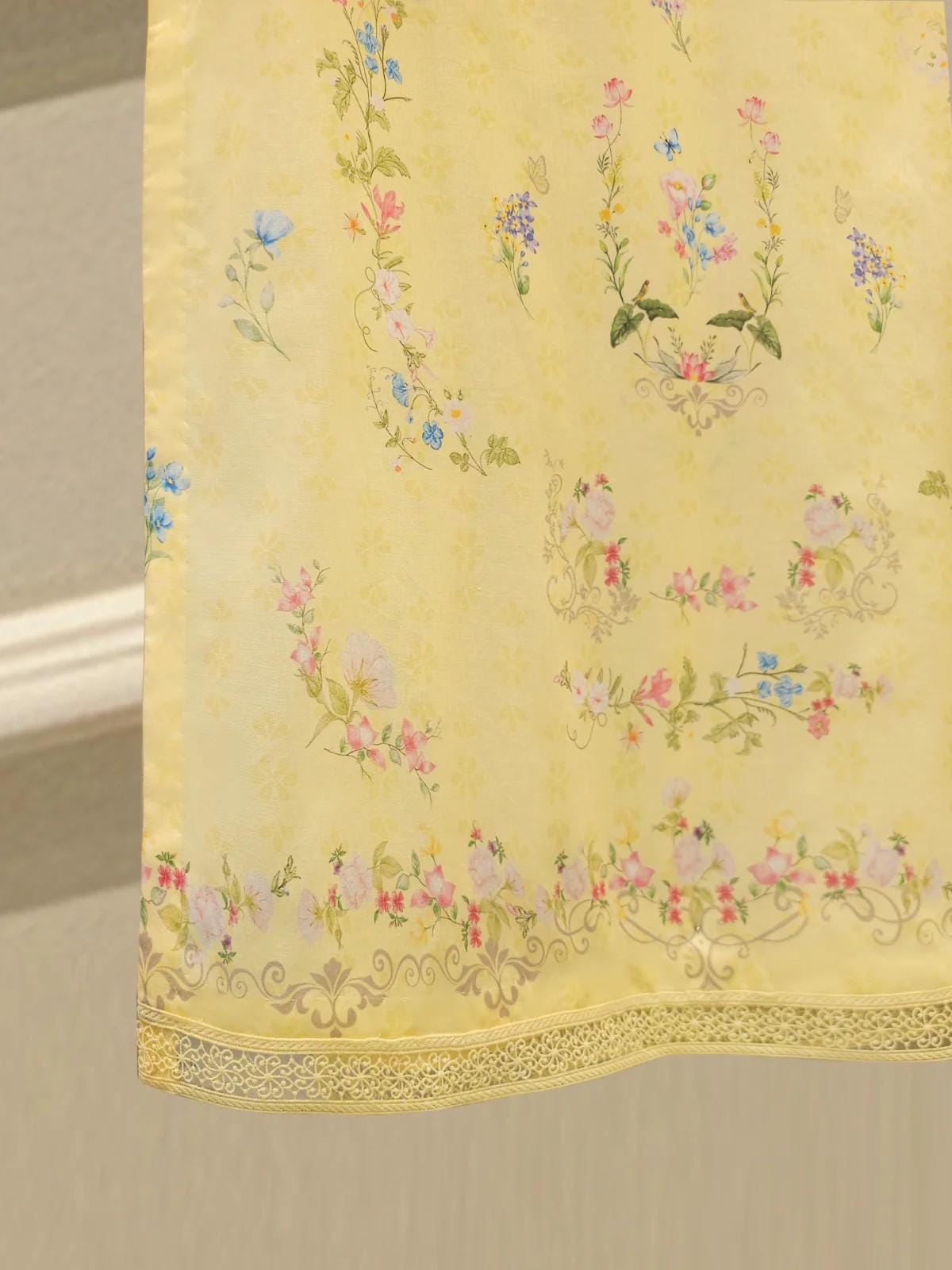 Agha Noor 2 piece - Printed Cotton Shirt and Chiffon Dupatta