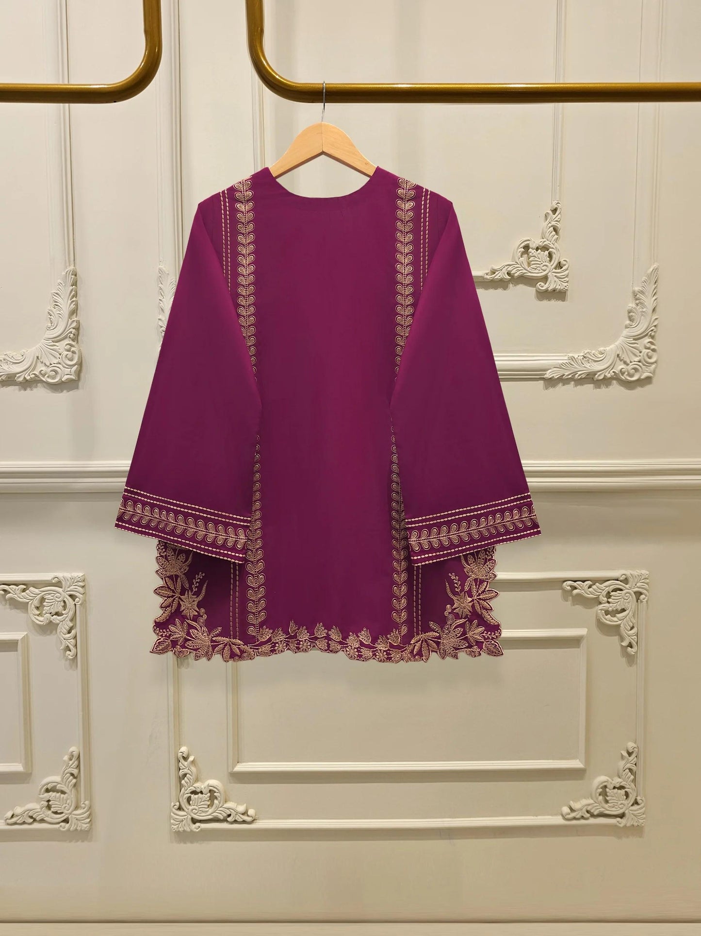 Aghanoor 2 piece - Pure Embroidered Cotton Suit