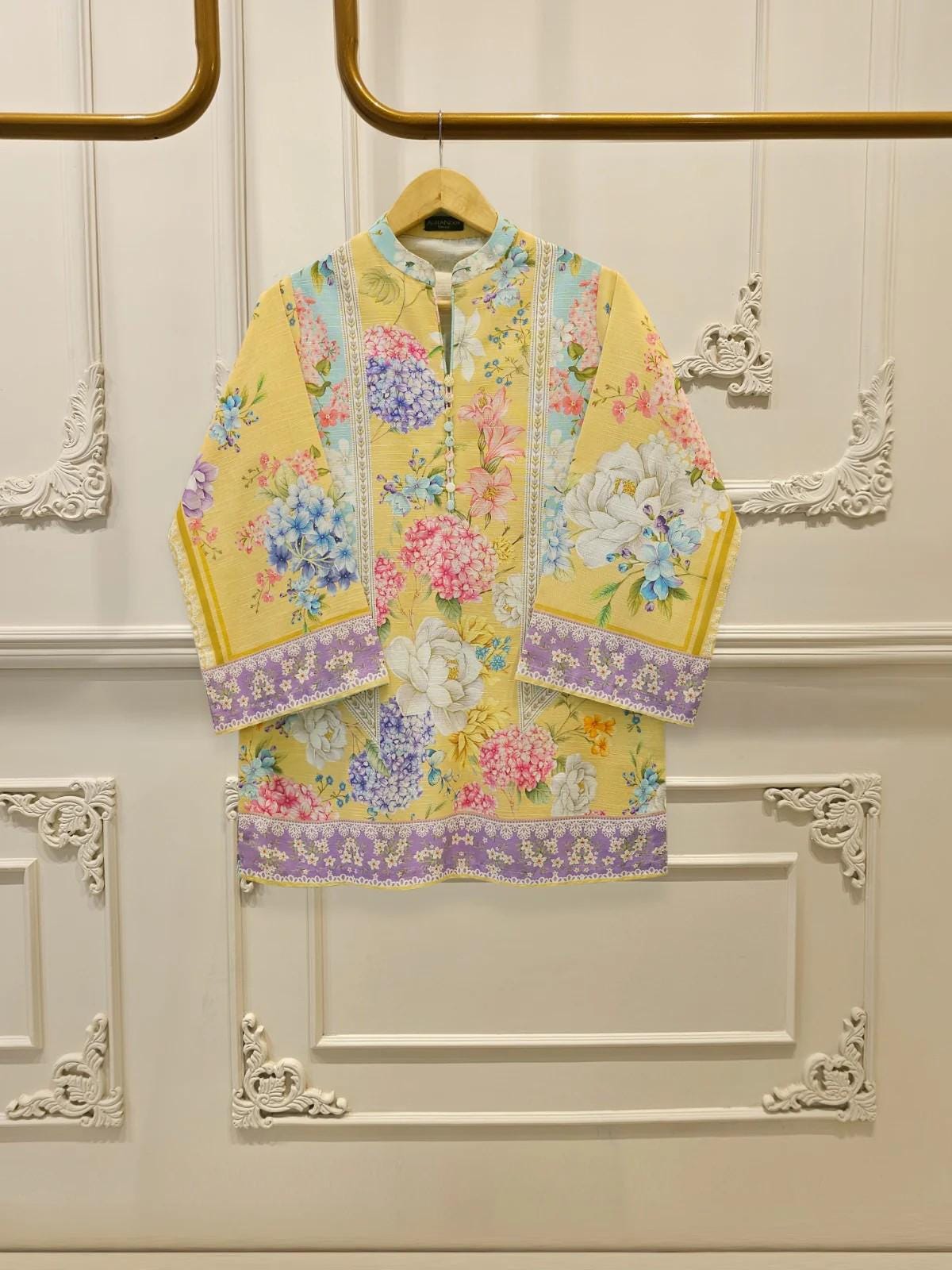 Agha Noor 2 piece - Printed Khaddar Suit
