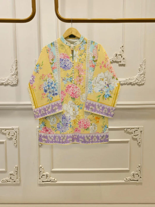 Agha Noor 2 piece - Printed Khaddar Suit