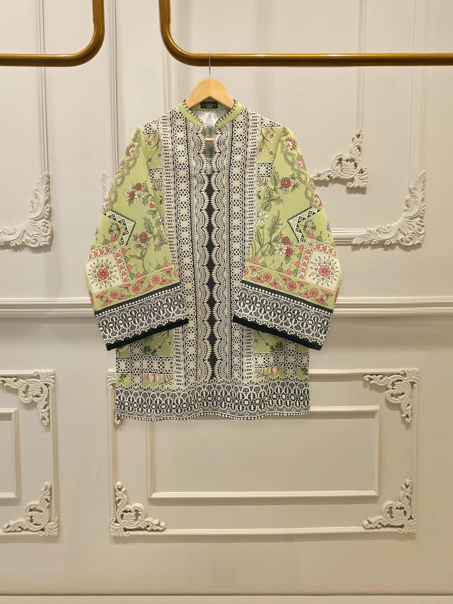 Agha Noor 2 piece - Printed Khaddar Suit