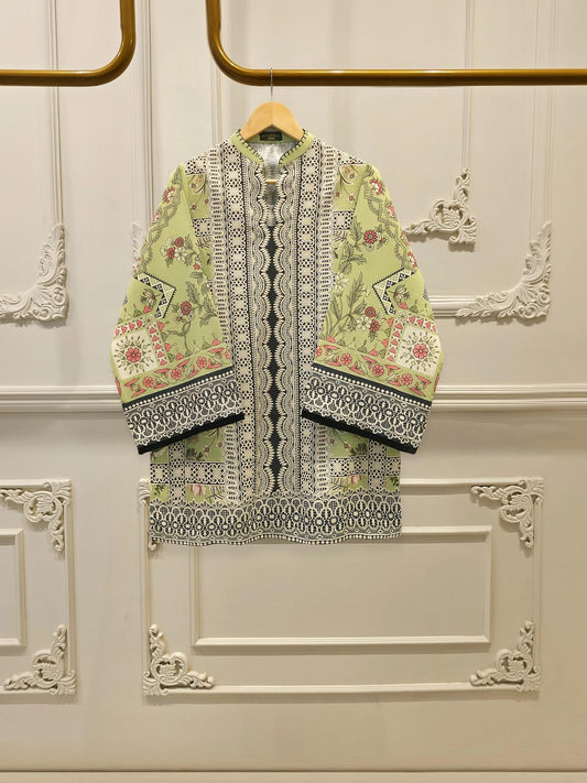 Agha Noor 2 piece - Printed Khaddar Suit