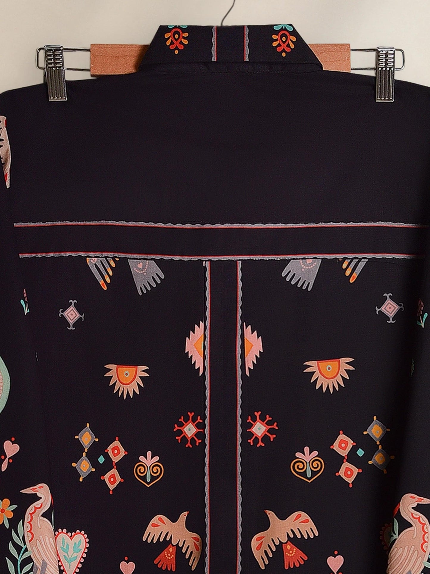 Agha Noor 2 piece - Embroidered Printed Lawn Coord Suit - Black