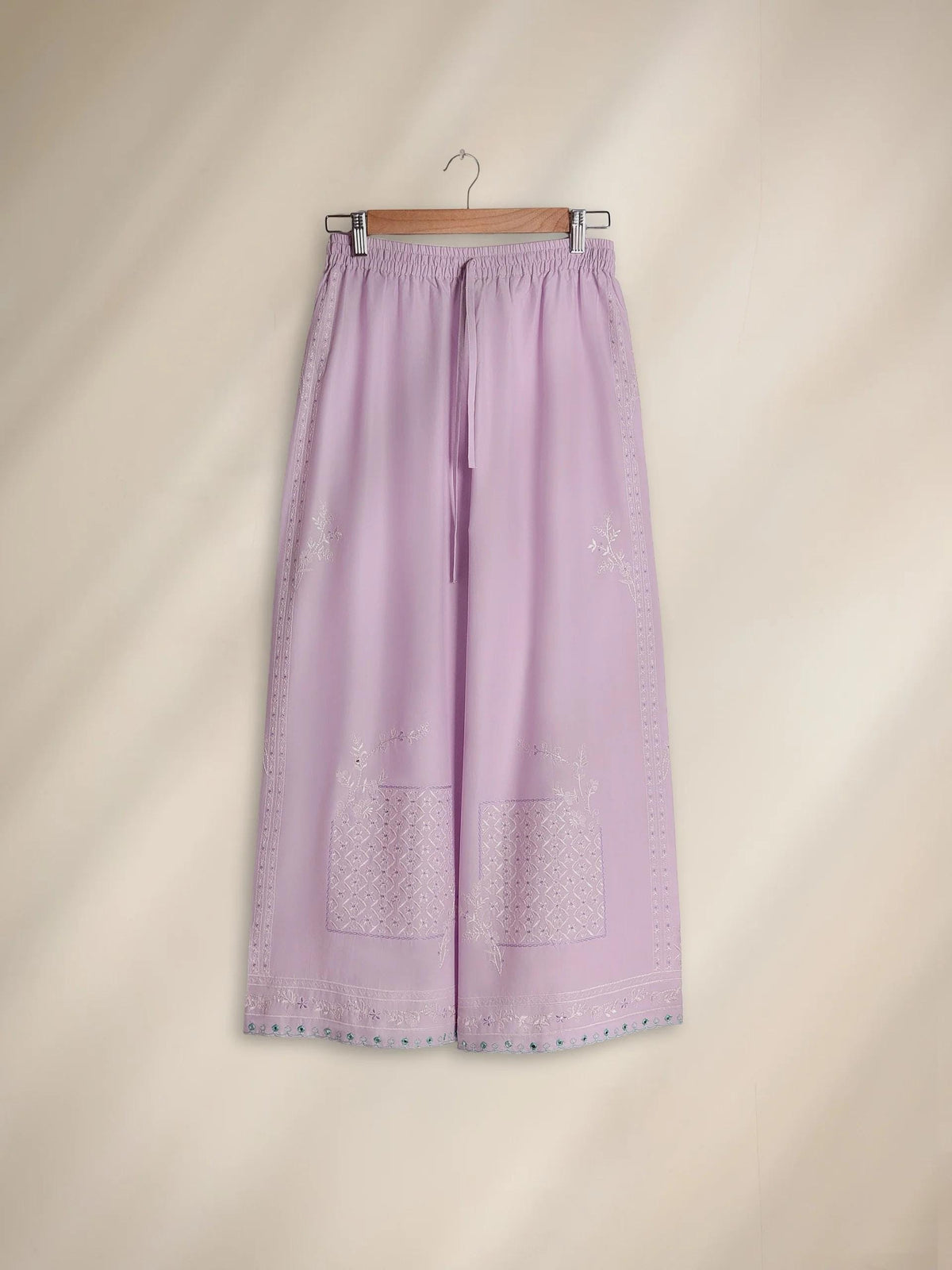 Agha Noor 2 piece - Embroidered Printed Lawn Coord Suit - Lilac