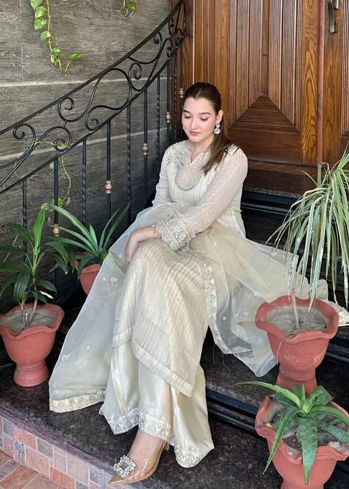 Embroidered Chiffon and Raw Silk Palazzo Designer Suit with Organza Dupatta - 3 Piece