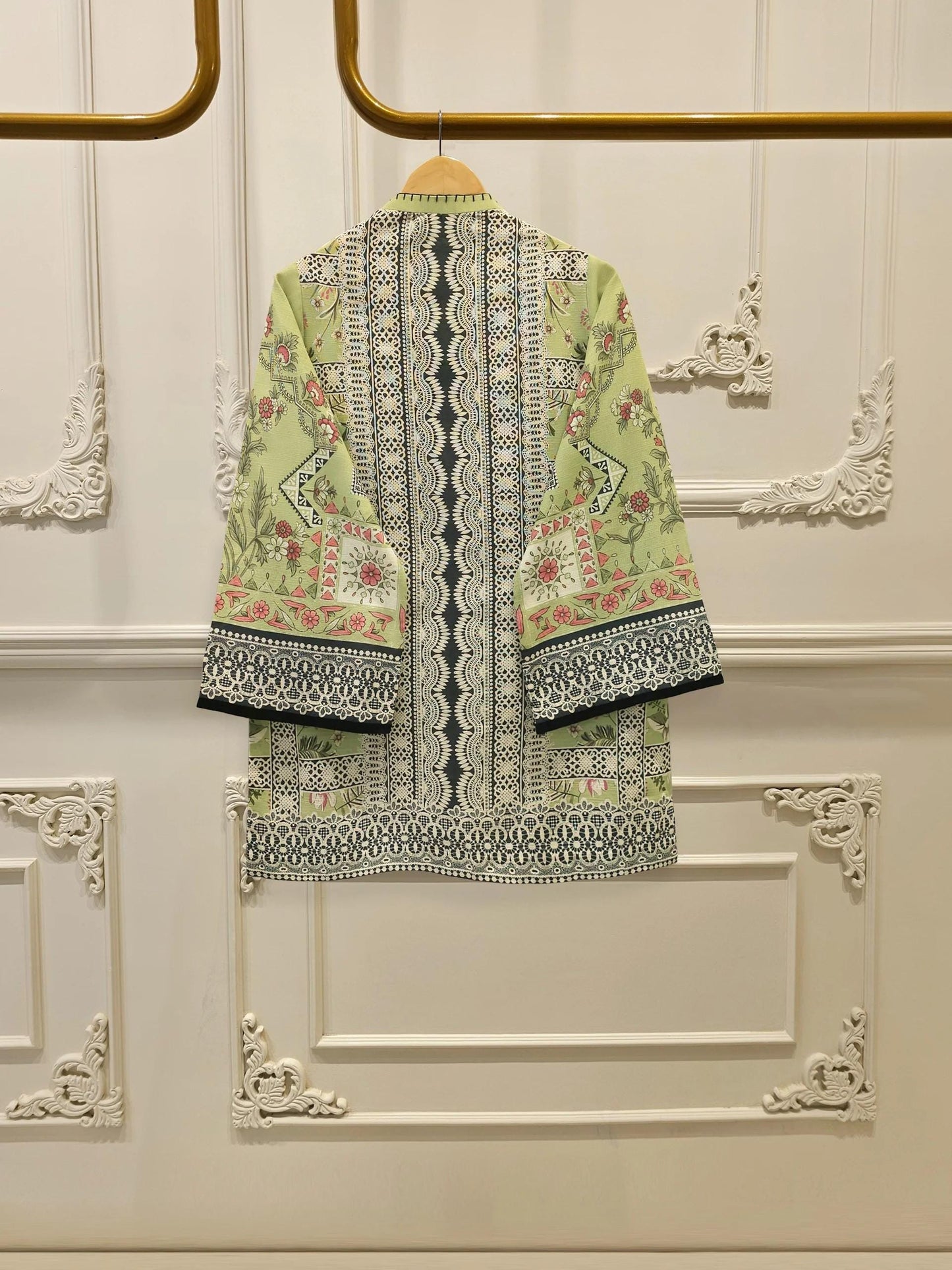 Agha Noor 2 piece - Printed Khaddar Suit